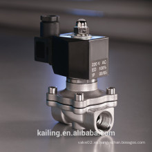 Válvula solenoide de acero inoxidable / latón de la serie 2WB